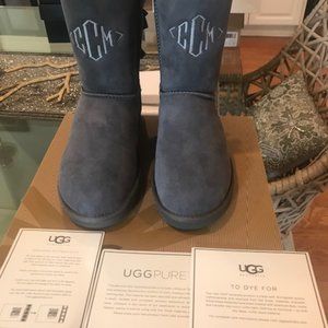 UGG Gray Bailey Bow Boots - BRAND NEW IN BOX